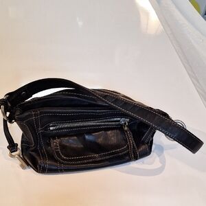 Fossil Black Leather Bag